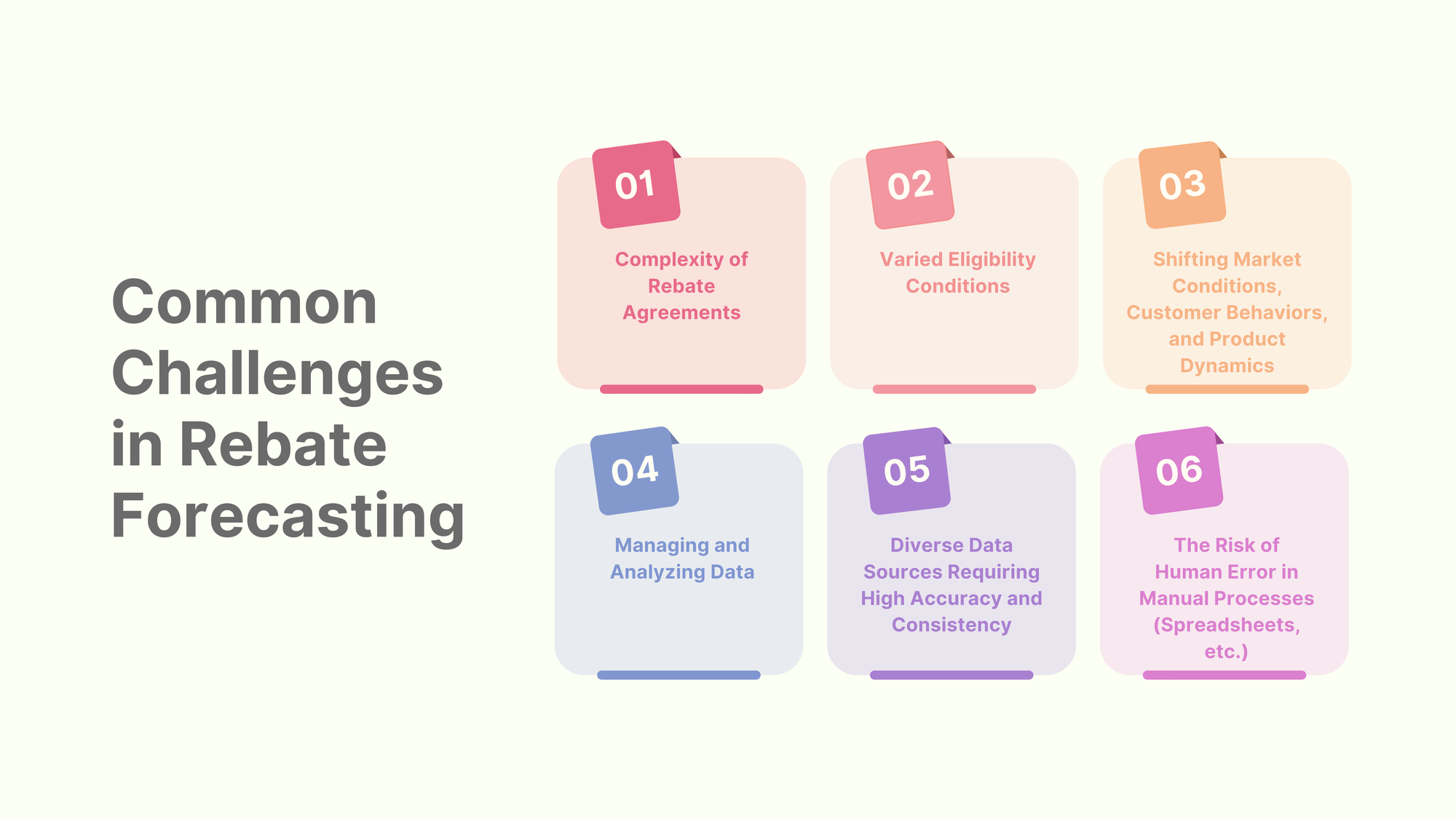 Common Challenges in Rebate Forecasting