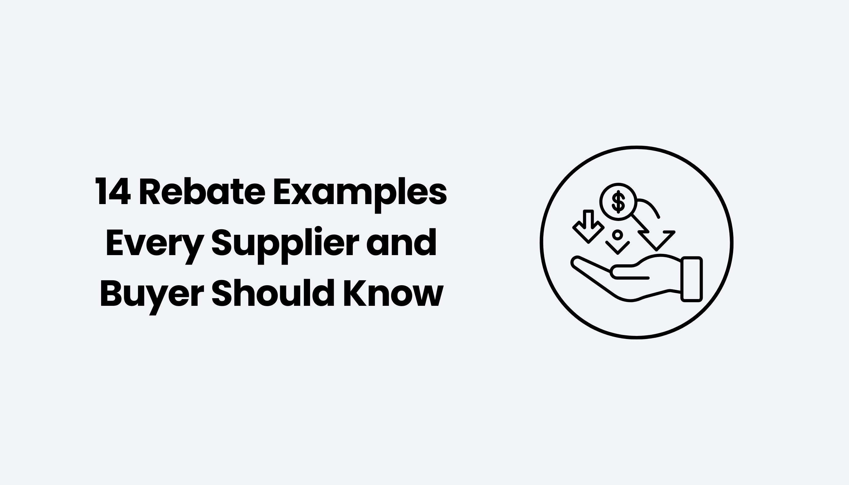 14 Rebate Examples Every Supplier & Buyer Should Know